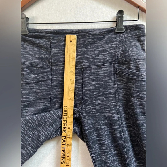 Athleta marbled high waisted leggings with side/ back pockets Sz S - Picture 11 of 11